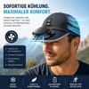 Cappellino da baseball da uomo con ventilatore a energia Anteprima dell’immagine prodotto 4