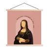 MuchoWow® Textilposter Pastell - Mona Lisa - Rosa - Alte Produktbild-Vorschau 1