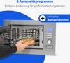 BOMANN Einbau-Mikrowelle Grill Heißluft Edelstahl 2300W MWG Produktbild-Vorschau 9