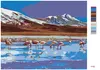 Zuty - Malen nach Zahlen - SEE MIT FLAMINGOS, 40x50 cm, Produktbild-Vorschau 3