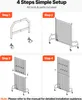 VEVOR Panneaux muraux grillagés Mur grillagé (898 x 400 x Voir les images du produit 5