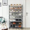 Regał Na Buty 92,5X30,7X163,5 Cm Czarny Podgląd zdjęcia produktu 12