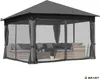 Alu Pavillon INFINITY 4x4m dunkelgrau Produktbild-Vorschau 9
