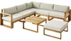 Gartenmöbel aus Akazienholz – 7 Personen – Levata – Produktbild-Vorschau 6
