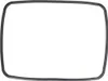 A black gasket or seal on a white background. Anteprima dell’immagine prodotto