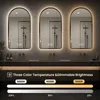 AIORBER LED badspiegel met verlichting, wandspiegel, Productafbeelding-voorbeeld 5