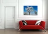 Wallario Premium Leinwandbild Schneebedeckter Baum mit Produktbild-Vorschau 2