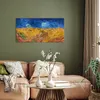 Italienischer Leinwand Leinwandbild - Wheatfield With Crows Produktbild-Vorschau 4