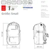 Rucksack Handgepäck klein Flugzeug Reiserucksack Damen Produktbild-Vorschau 10