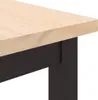 vidaXL Stolik naturalny 80 x 50 x 77 cm Drewno i stal Podgląd zdjęcia produktu 7