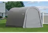 ShelterLogic Folien Zeltgarage Gerätehaus Grau 300x300x240 Produktbild-Vorschau 2