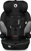A black and gray child car seat is shown from the front against a white background. Produktbild-Vorschau