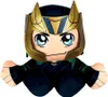Uncanny Loki Teddy Schwarz  Schwarz One Size Produktbild-Vorschau 1
