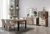 Emile table de salle à manger 90x160 cm chêneReproduction. Voir les images du produit 10