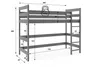 Interbeds Hochbett Holzbett Kinderbett 200x90cm mit Produktbild-Vorschau 3