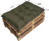 Venkovní polštáøe na palety; rozmìr 120x60; zelený polštáø Náhled obrázku produktu 3