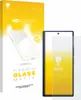 A product package for a screen protector and the screen protector itself are displayed. Produktbild-Vorschau