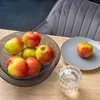 Intirilife Obstkorb aus Metall in Schwarz - Modische runde Produktbild-Vorschau 6
