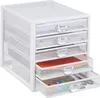 Relaxdays Schubladenbox, 5 Schubladen, beschriftbar, Akten Produktbild-Vorschau 1