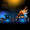 Two remote-controlled cars are shown with colorful powder exploding around them, set against a dark background with blue and orange lighting. Anteprima dell’immagine prodotto