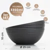 Kopie von Schüssel Set 3 x 3,3 Liter (Anthrazit Schwarz) #1 Produktbild-Vorschau 2