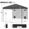 Yaheetech Pavillon 3x3m Partyzelt Faltpavillon mit Produktbild-Vorschau 3