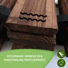 be4nature drewniana ścieżka ogrodowa 50x600 cm Brązowy – Podgląd zdjęcia produktu 4
