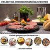 Fino Casa drehbare Schieferplatte rund als Servierplatte Produktbild-Vorschau 2