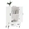 vidaXL Highboard White 69,5x31x115 cm výrobek z odvozeného Náhled obrázku produktu 4