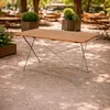 Klapptisch Biergarten Tisch Gartentisch Esstisch klappbar Akazie Stahl 120x70cm Produktbild-Vorschau