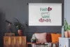 MuchoWow® Wandteppich Wandbehang Essen ist gut, Wein ist Produktbild-Vorschau 5
