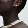 Pandora Boucles d'oreilles ovales en perles d'eau douce de Voir les images du produit 7