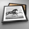 Gerahmtes Poster - Schwarzer Rahmen - Pferde Tiere Galopp Produktbild-Vorschau 3