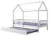 Ausziehbares Hüttenbett für Kinder 190x90cm weiß MARCEAU Produktbild-Vorschau 4