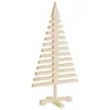 vidaXL Arbre de Noël en bois à décorer 90 cm Pin massif Voir les images du produit 9