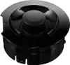 A black glass kettle lid with a central black knob. Anteprima dell’immagine prodotto