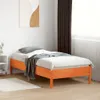 Postel z masivu bez matrace vosk hnědá 90x190 cm borovice Náhled obrázku produktu 3