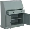 Bücherregal - Kiefer und MDF - Mandelgrün - CLEORE Produktbild-Vorschau 5