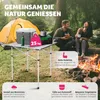 tectake® Aluminium Campingtisch klappbar 70 x 70 x 70 cm Produktbild-Vorschau 6