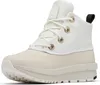 A single white and cream colored boot is shown against a white background. Podgląd zdjęcia produktu