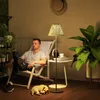 Solar Stehlampe Rattan Solarlampen mit Lichtsensor 25 Produktbild-Vorschau 2