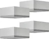SOTECH 4er Set Möbelfüße MOTEL | silber | 65 x 65 mm | Höhe Produktbild-Vorschau 1