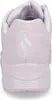The back view of a light purple Skechers sneaker. Produktbild-Vorschau