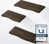 LAMO Manufaktur 3 Stück Wandregal aus Holz mit unsichtbarer Produktbild-Vorschau 1