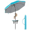 SONGMICS Sonnenschirm ∅200 cm, Strandschirm, Sonnenschutz Produktbild-Vorschau 2