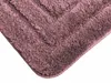Badematte Badezimmerteppich Rutschfest Weich Violett ALOR Produktbild-Vorschau 3