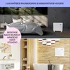 A collage showing a modern bedroom with a heater and a bathroom with a heater. Voir les images du produit