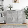 vidaXL Príborník betón sivý 91x28x75 cm odvodený výrobok z Náhľad obrázku produktu 1
