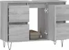 vidaXL Koupelnová skříňka Grey Sonoma 80x33x60 cm Dřevěný Náhled obrázku produktu 3
