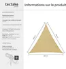 tenda da sole triangolare tectake® con protezione UV 50+ Anteprima dell’immagine prodotto 17